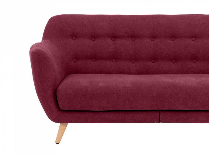 Диван двухместный Loa бордового цвета - лучшие Прямые диваны в INMYROOM
