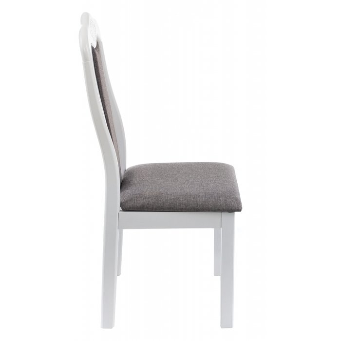 Обеденный стул Aron Soft бело-серого цвета - купить Обеденные стулья по цене 4890.0