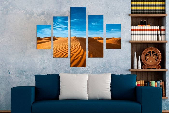 Интерьерная модульная картина на стену: Пески пустыни - купить Принты по цене 3390.0