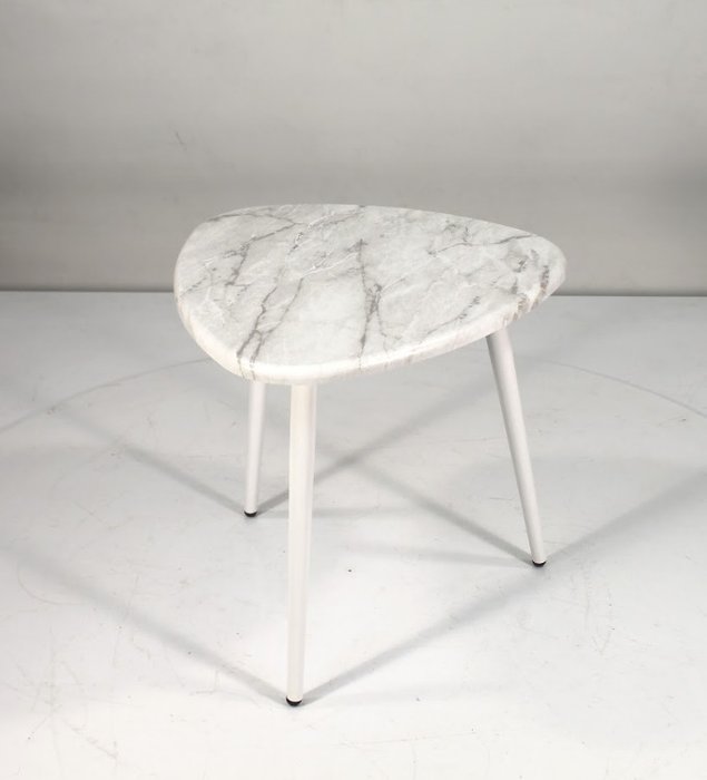 Кофейный стол S серо-белого цвета - купить Кофейные столики по цене 4873.0
