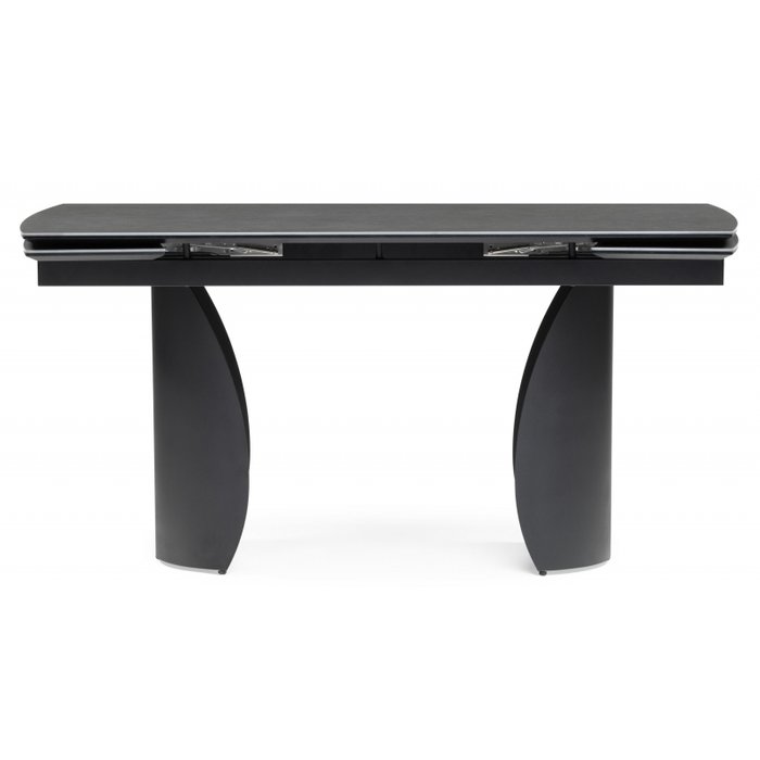 Раздвижной обеденный стол Готланд темно-серого цвета - купить Обеденные столы по цене 57690.0