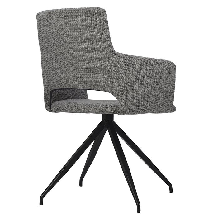 Обеденный стул-кресло Camila серого цвета - купить Обеденные стулья по цене 8322.0