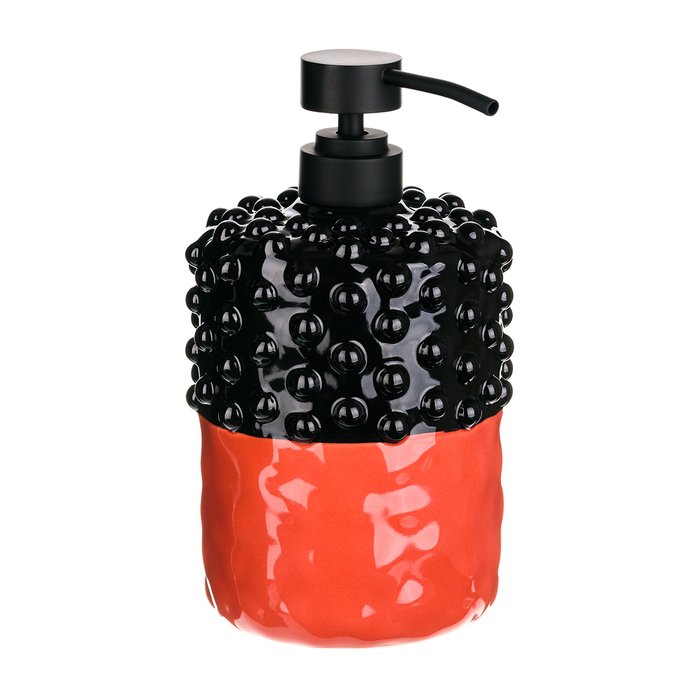 Дозатор для жидкого мыла Irony черно-красного цвета - купить Диспенсеры для мыла по цене 2185.0