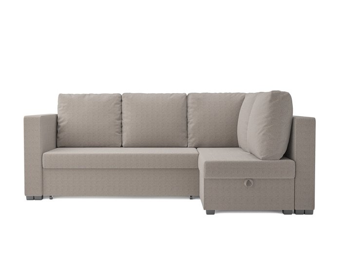 Угловой диван-кровать Мансберг бежевого цвета - купить Угловые диваны по цене 30490.0