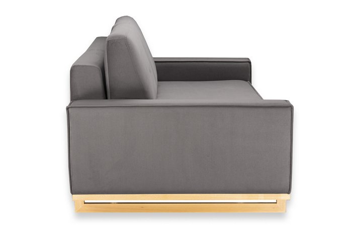 Прямой диван-кровать Лофт Комфорт серого цвета - лучшие Прямые диваны в INMYROOM