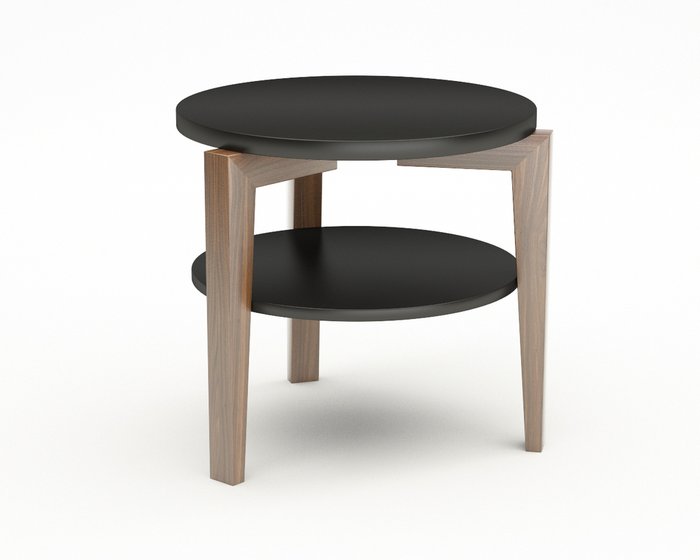 Кофейный столик Aster Low черно-коричневого цвета - лучшие Кофейные столики в INMYROOM