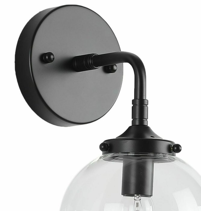 Настенный светильник Lampady черного цвета - лучшие Бра и настенные светильники в INMYROOM