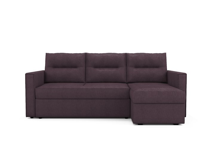 Угловой раскладной диван Macao правый бледно-лилового цвета