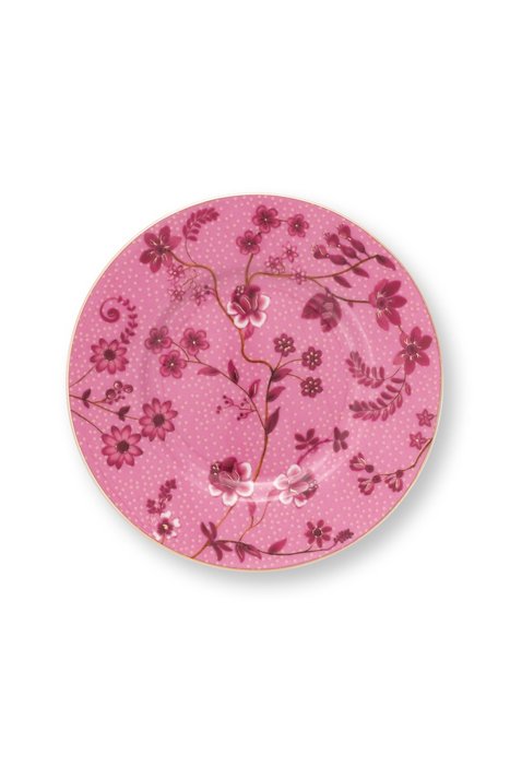 Набор из двух блюдец Jolie Flowers Pink розовоого цвета - купить Тарелки по цене 2648.0 Набор из двух блюдец Jolie Flowers Pink розовоого цвета - купить Тарелки по цене 2648.0