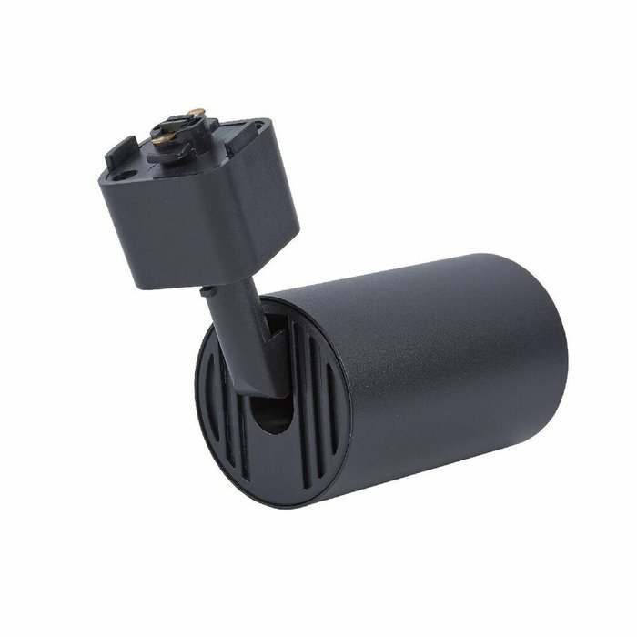 Трековый однофазный светильник Volpe UBL-Q324 GU10 BLACK UL-00012466 - лучшие Трековые светильники в INMYROOM