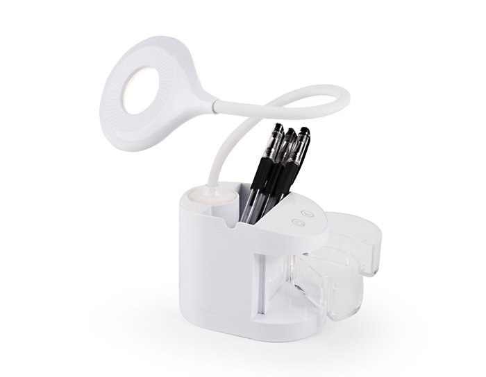 Настольная лампа Desk DE561 (пластик, цвет белый) - купить Рабочие лампы по цене 1620