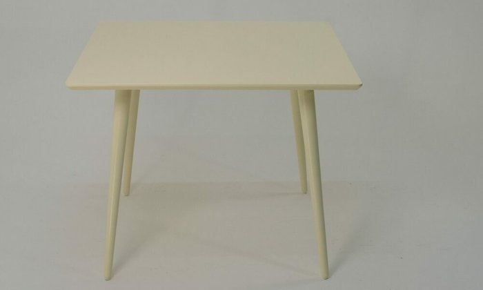 Стол обеденный Монте 90 цвета слоновая кость  - купить Обеденные столы по цене 20900.0