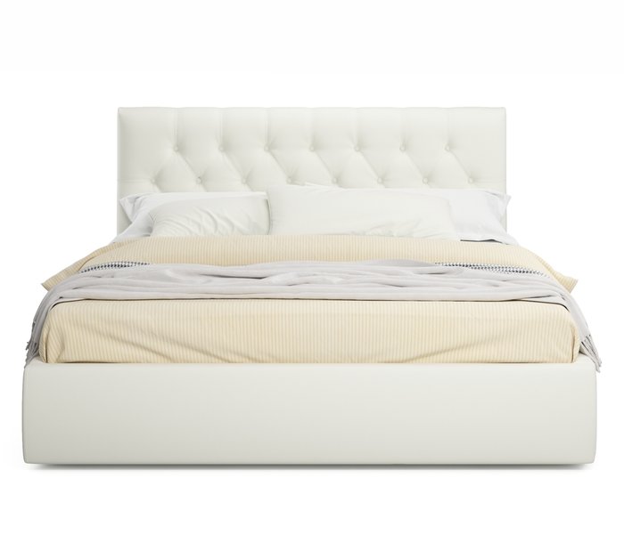 Кровать Verona 180х200 с ортопедическим основанием светло-бежевого цвета - лучшие Кровати для спальни в INMYROOM
