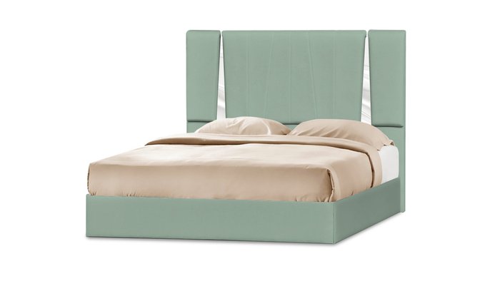 Кровать Эгина 160х200 мятного цвета 