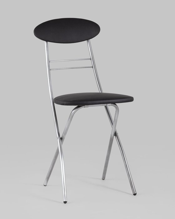 Стул складной Компакт черного цвета - купить Обеденные стулья по цене 9980.0