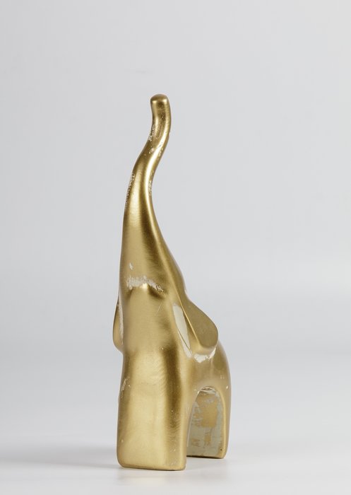 Фигурка Слоник золотого цвета - купить Фигуры и статуэтки по цене 2430.0