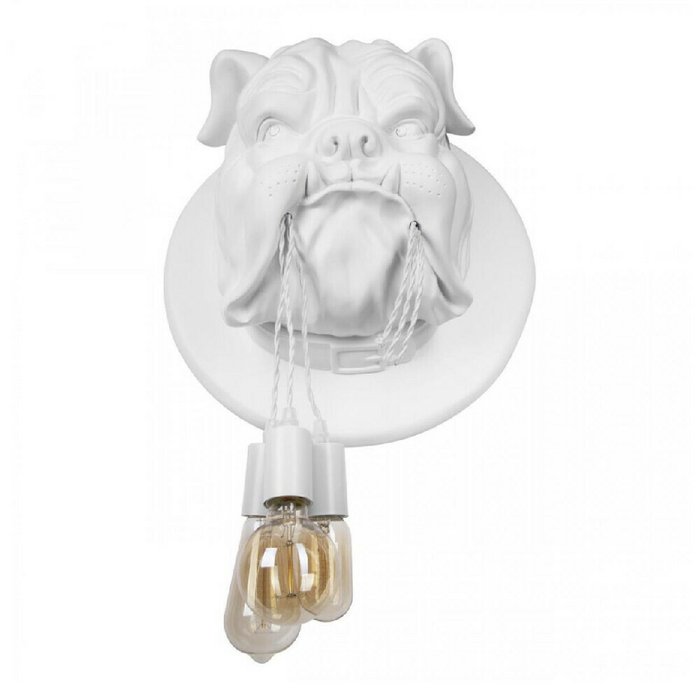Настенный светильник Loft IT Bulldog 10177 White - купить Бра и настенные светильники по цене 15525.0