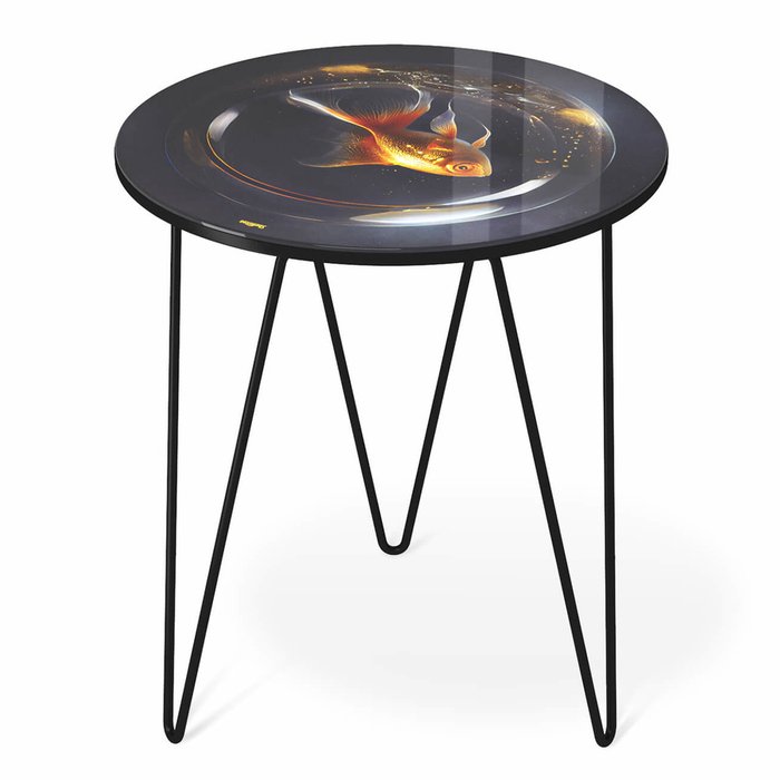 Стол кофейный Cosmic черного цвета - купить Кофейные столики по цене 8500.0