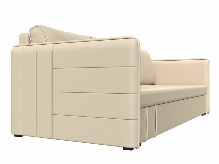 Прямой диван-кровать Слим бежевого цвета (экокожа) - лучшие Прямые диваны в INMYROOM
