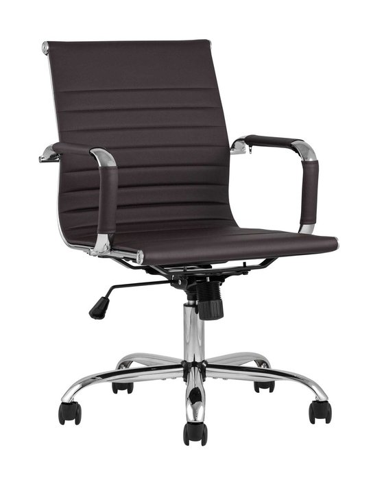 Кресло офисное Top Chairs City S теммно-коричневого цвета