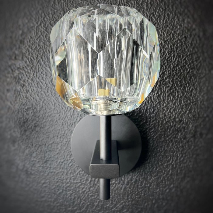 Бра RH Boule de Cristal Single Sconce Black - лучшие Бра и настенные светильники в INMYROOM