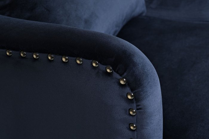 Кресло Rimini темно-синего цвета - лучшие Интерьерные кресла в INMYROOM