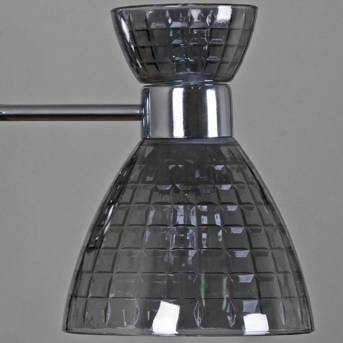 Потолочная люстра 07305-0.3-05 (стекло, цвет черный) - лучшие Потолочные люстры в INMYROOM