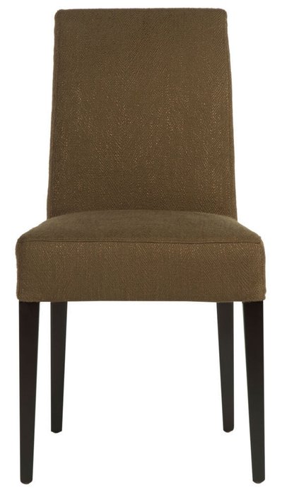 стул с мягкой обивкой Aylso solid brown - лучшие Обеденные стулья в INMYROOM