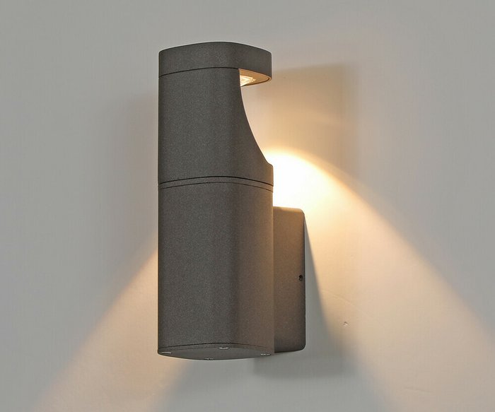 Настенный светильник уличный Кальт серый d7 Led Osram 12W (3000K) - купить Настенные уличные светильники по цене 6000.0 Настенный светильник уличный Кальт серый d7 Led Osram 12W (3000K) - купить Настенные уличные светильники по цене 6000.0