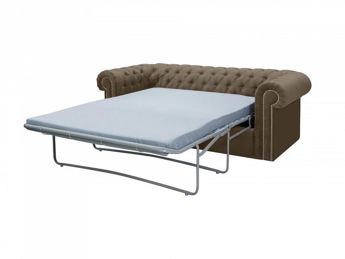 Диван-кровать Chesterfield коричневого цвета - лучшие Прямые диваны в INMYROOM