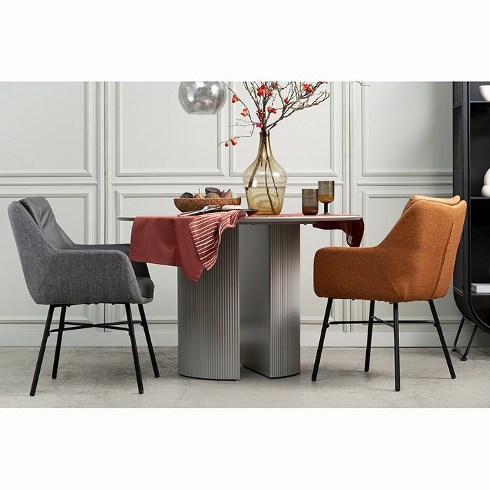 Стул Allar коричневого цвета - лучшие Обеденные стулья в INMYROOM