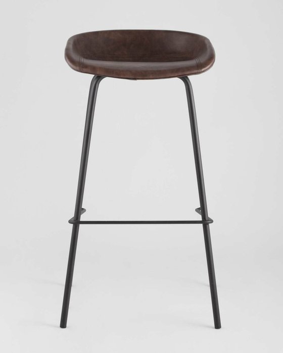 Барный стул Beetle Lite PU темно-коричневого цвета - лучшие Барные стулья в INMYROOM