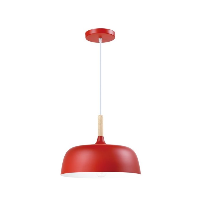 Подвесной светильник Augustina красного цвета - купить Подвесные светильники по цене 4090.0
