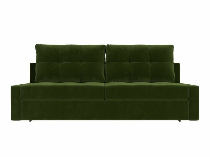 Прямой диван-кровать Мартин зеленого цвета - купить Прямые диваны по цене 39999.0