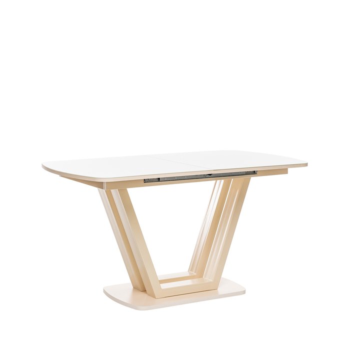 Обеденный стол раздвижной Каби бежевого цвета - купить Обеденные столы по цене 29690.0
