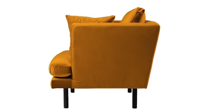 Кресло Djun горчичного цвета - лучшие Интерьерные кресла в INMYROOM