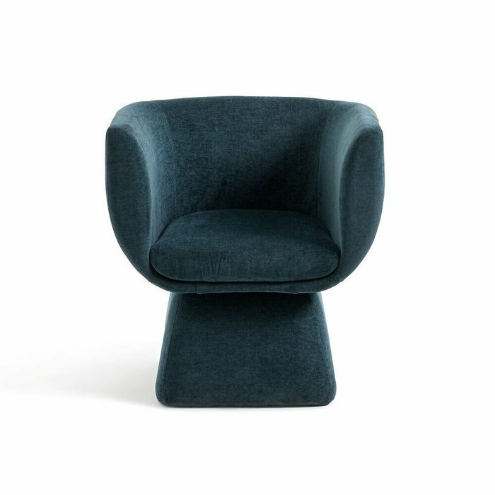 Кресло из велюра Corole синего цвета - купить Интерьерные кресла по цене 40739.0