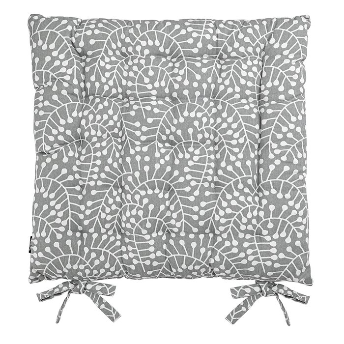 Подушка на стул Scandinavian Touch 40х40 серого цвета