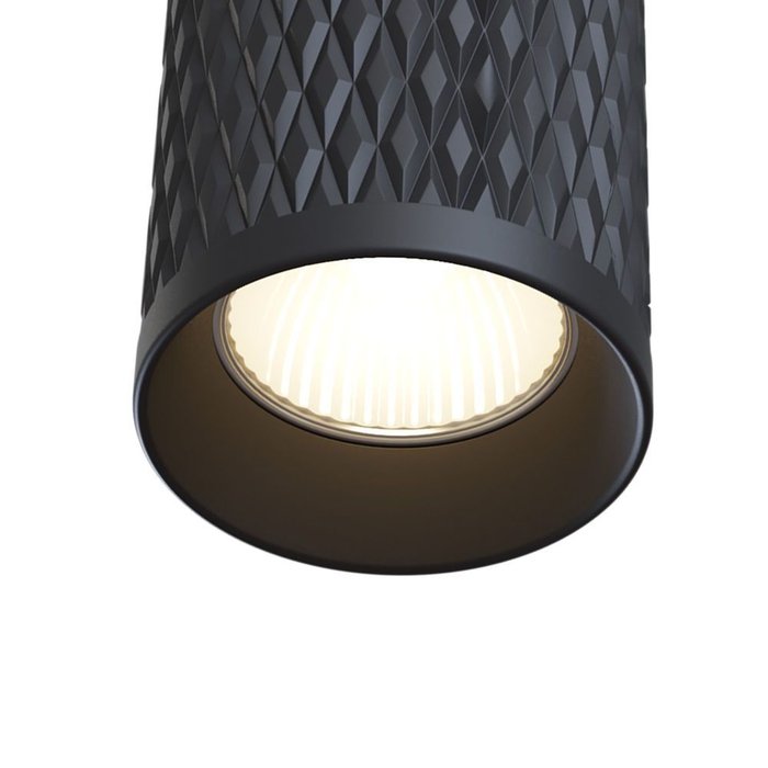 Накладной светильник Alfa черного цвета - купить Накладные споты по цене 2150.0