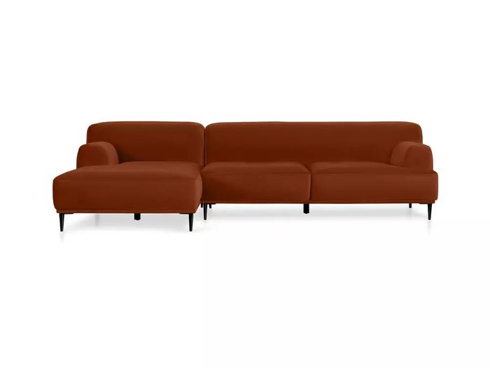 Угловой диван Portofino терракотового цвета - купить Угловые диваны по цене 166230.0