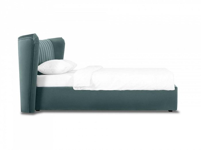 Кровать Queen Agata Lux серо-зеленого цвета 160х200 - лучшие Кровати для спальни в INMYROOM