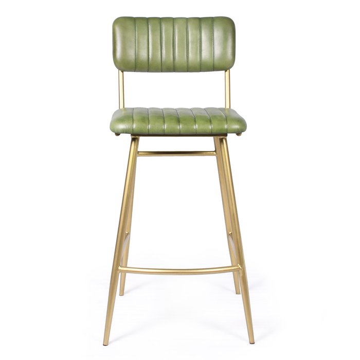 Набор из двух барных стульев Керала зеленого цвета - лучшие Барные стулья в INMYROOM