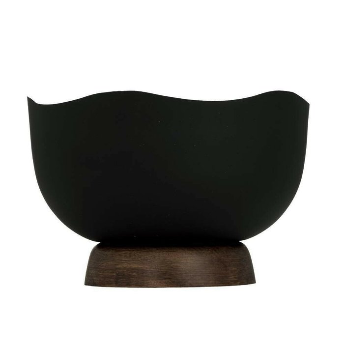 Декоративная чаша Monywa черного цвета - купить Декоративные предметы по цене 1990.0