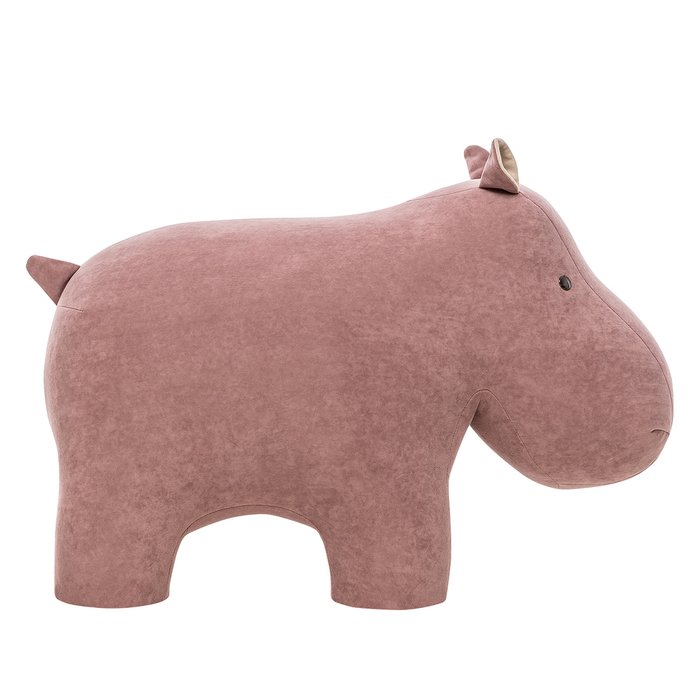 Пуф Hippo розового цвета - лучшие Пуфы в INMYROOM
