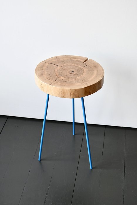 Кофейный стол Tree бежево-голубого цвета - купить Кофейные столики по цене 7900.0