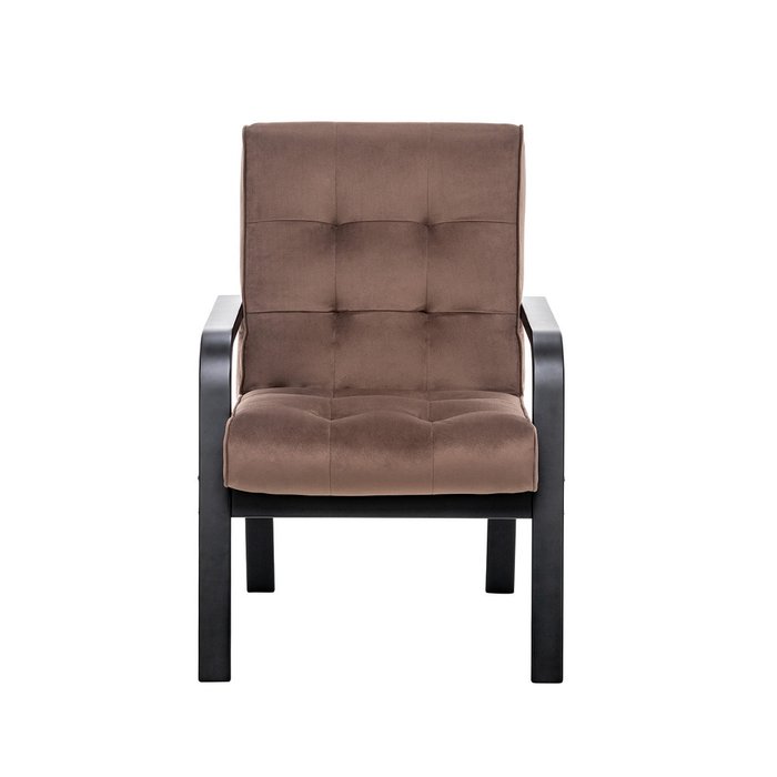 Кресло Модена коричневого цвета - купить Интерьерные кресла по цене 15770.0