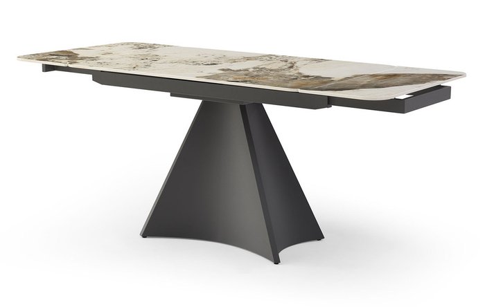 Раскладной обеденный стол Granada серого цвета - купить Обеденные столы по цене 112529.0