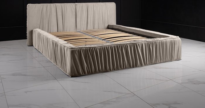 Кровать Storm 180х200 светло-бежевого цвета - лучшие Кровати для спальни в INMYROOM