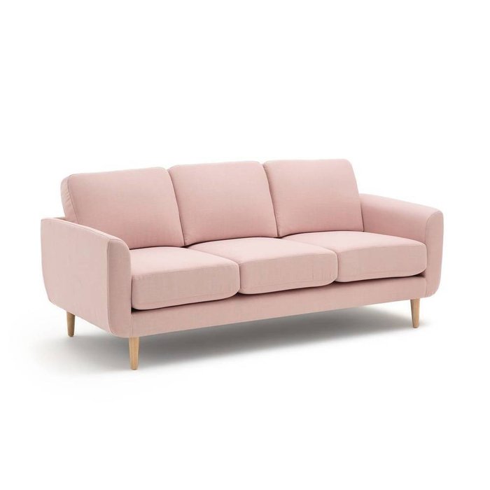 Диван Jimi розового цвета - купить Прямые диваны по цене 57442.0