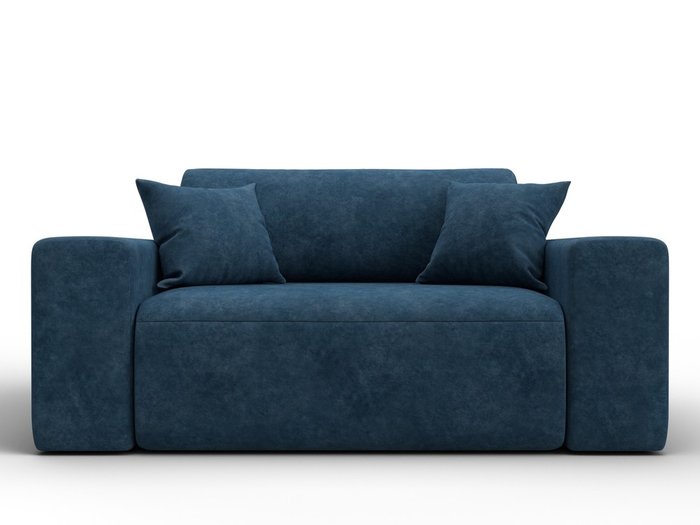 Диван Лига 036 синего цвета - купить Прямые диваны по цене 50990 Диван Лига 036 синего цвета - купить Прямые диваны по цене 50990